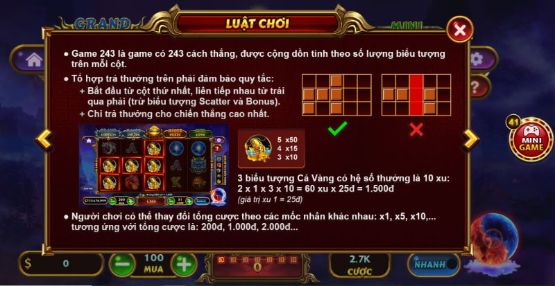 Luật chơi quay hũ Kho Báu Tứ Linh GO88